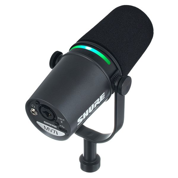 Shure mv7i. microfono e interfaccia all in one